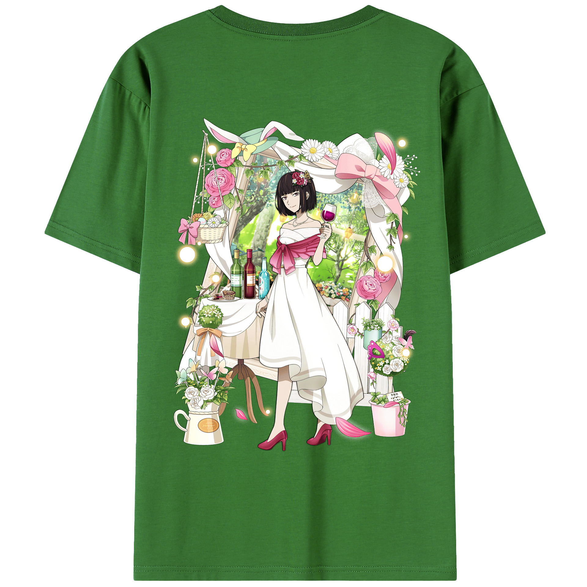 （画像用） 文豪ストレイドッグス Bungo Stray Dogs レディース半袖Tシャツ(バックプリント)